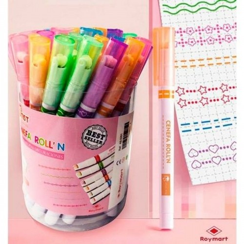 Set of Felt Tip Pens Roymart Cenefa Roll'N 36 Pieces Multicolour image 2