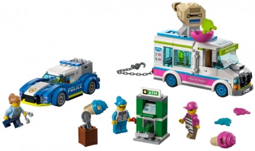 LEGO City 60314 Ice Cream Truck Police Chase Konstruktors image 2