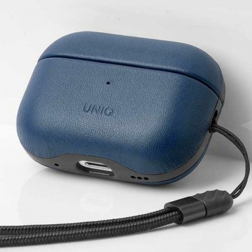 Uniq case Terra AirPods Pro 2 gen. Genuine Leather blue|space blue image 2