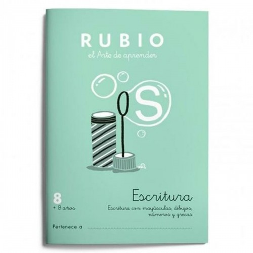 Writing and calligraphy notebook Rubio Nº8 A5 Spāņu 20 Loksnes (10 gb.) image 2