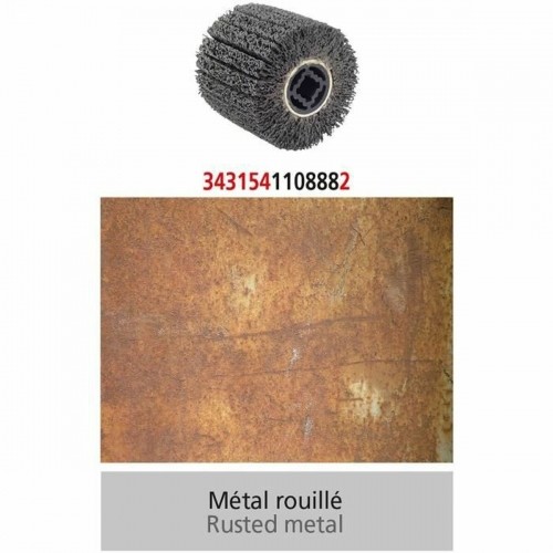 Abrasive Brush Fartools REX120C / REX200 Silicone Charcoal image 2