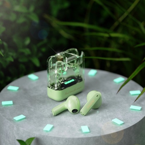 Dudao U18Pro Bluetooth 5.3 TWS wireless headphones - green image 2