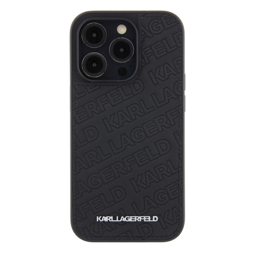 Karl Lagerfeld PU Quilted Pattern Case for iPhone 15 Pro Black image 2
