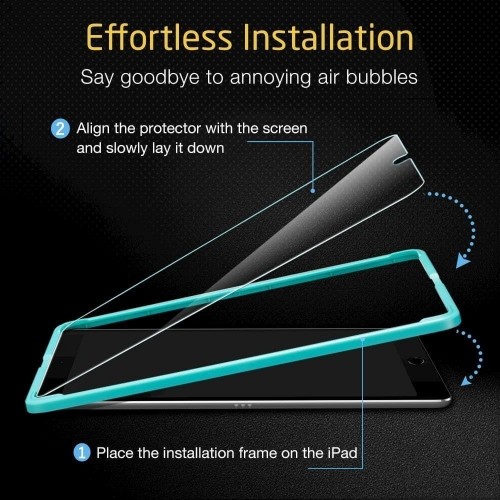 Apple TEMPERED GLASS ESR TEMPERED GLASS IPAD 7|8|9 10.2 2019|2020|2021 image 2