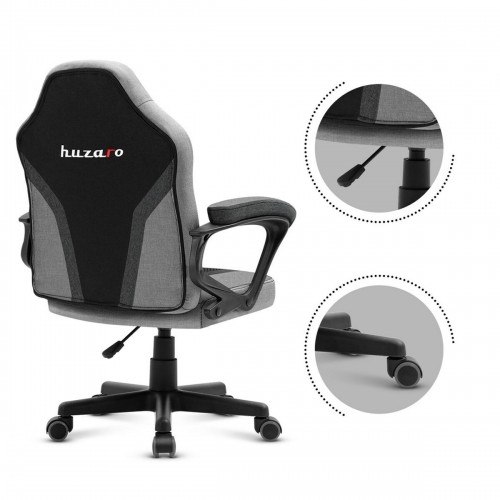Gaming Chair Huzaro Ranger 1.0 Grey Mesh       Black/Grey image 2