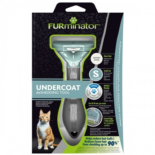Brush Furminator FUR151265 Cat Small Black image 2