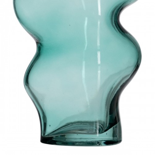 Bigbuy Home Vāze Zaļš Stikls 12,5 x 10 x 25 cm image 2