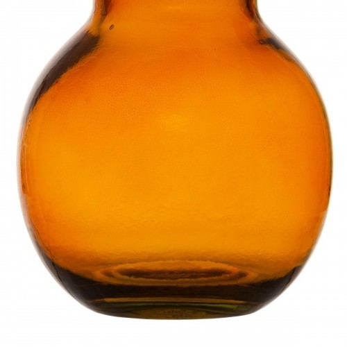 Vase Amber recycled glass 21 x 21 x 25 cm image 2