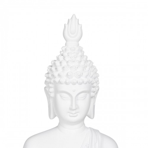 Decorative Figure White Buddha 24 x 14,2 x 41 cm image 2