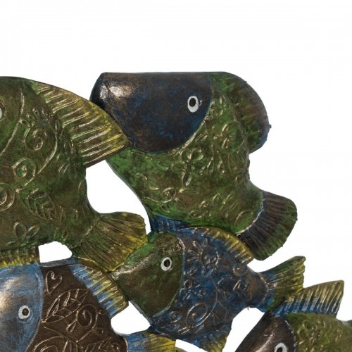 Decorative Figure Blue Brown Green Fish 60 x 11,5 x 52 cm image 2