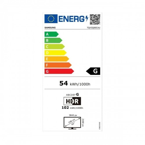 Смарт-ТВ Samsung TQ43Q60C 43" 4K Ultra HD LED QLED image 2