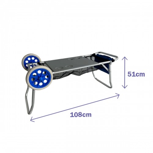 Multi-purpose Cart Marbueno Grey PVC Aluminium Red 108 x 51 x 51 cm image 2