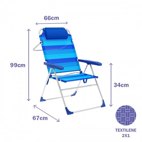 Складной стул Marbueno Синий 67 x 99 x 66 cm image 2