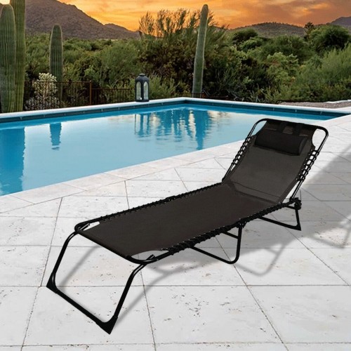 Sun-lounger Marbueno Foldable 190 x 27 x 58 cm image 2