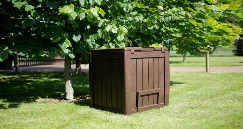 Keter Komposta kaste Deco Composter With Base 340L brūna image 2