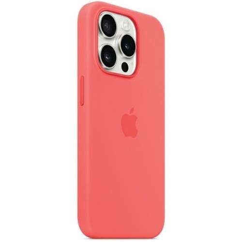 Etui Apple MT1G3ZM|A iPhone 15 Pro 6.1" MagSafe różowy|guava Silicone Case image 2