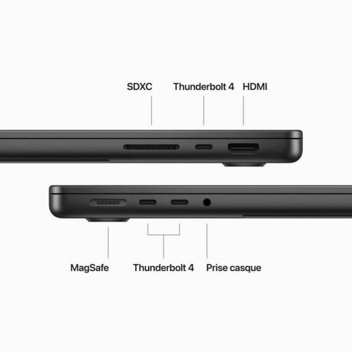 Piezīmju Grāmatiņa Apple MacBook Pro 2023 Azerty Francūzis M3 Max 1 TB SSD image 2