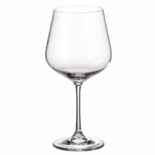 Set of cups Bohemia Crystal Sira 600 ml (6 Units) (4 Units) image 2