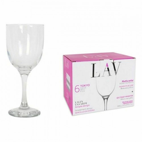 Set of cups LAV 145011 7,5 x 7,5 x 18 cm (4 Units) (290 ml) image 2