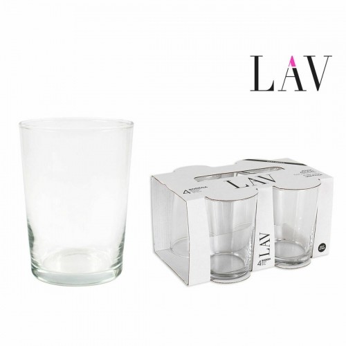 Set of glasses LAV Best offer 4 Pieces (4 Units) (12 Units) (520 ml) image 2