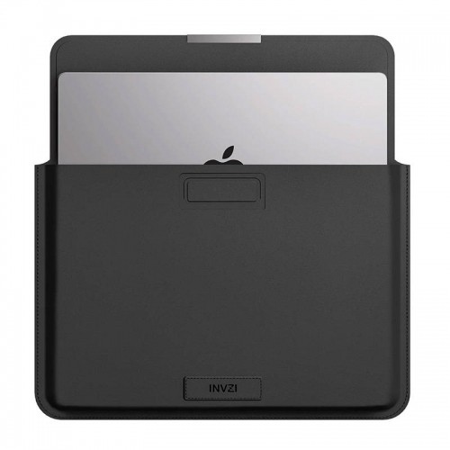 INVZI Leather Case | Cover with Stand Function for MacBook Pro|Air 15"|16" (Black) image 2