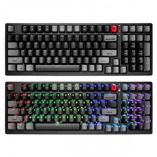 Keyboard A4 Tech A4TKLA47261 Male Mechanic Black Multicolour QWERTY image 2