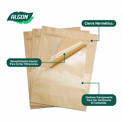 Reusable Food Bag Set Algon Hermetically sealed 17 x 24 x 4 cm (24 Units) image 2