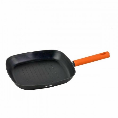 Сковорода с волнистым Quttin Gastro Чёрный Оранжевый 47 x 29,7 x 4 cm (6 штук) image 2