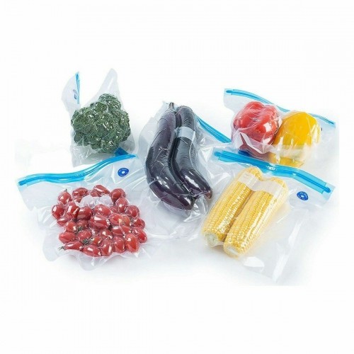 Reusable Food Bag Quttin Vacuum tube 5 Pieces 26 x 28 cm (24 Units) image 2