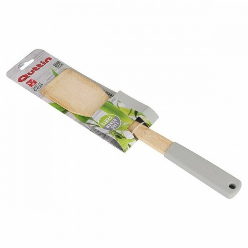 Kitchen Spatula Quttin Soft Straight Bamboo 30 x 6 cm (24 Units) (30 cm) image 2