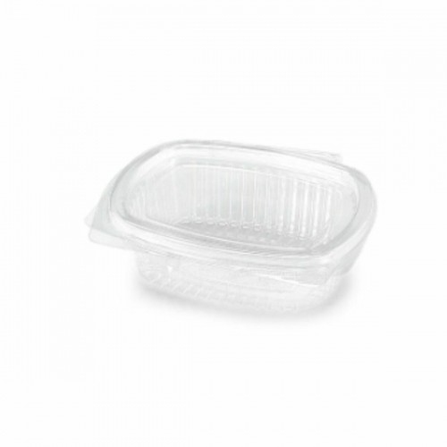 Food Preservation Container Algon Reusable 250 ml Transparent Oval 14 x 11 x 4,5 cm (12 Units) image 2