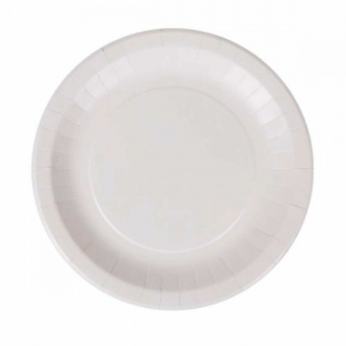 Plate set Algon Disposable White Cardboard 28 cm (15 Units) image 2