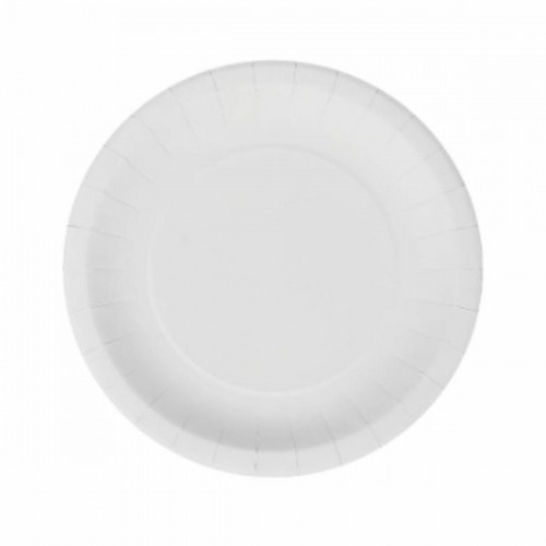 Plate set Algon Disposable White Cardboard 20 cm (36 Units) image 2