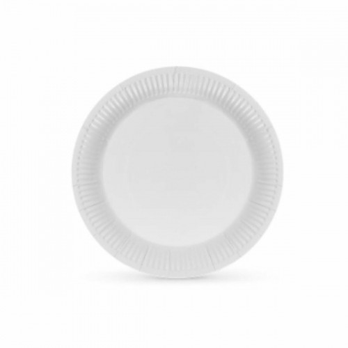 Plate set Algon Cardboard Disposable White (36 Units) image 2