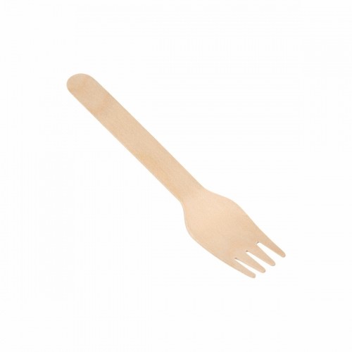 Fork Set Algon Wood 36 Units 16 x 3 x 1 cm image 2