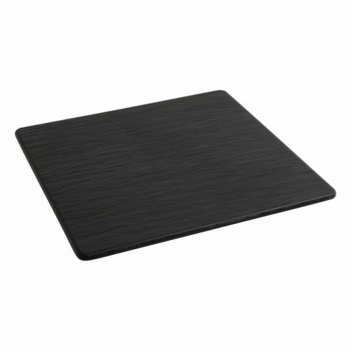 Плоская тарелка Inde Africa Чёрный меламин Квадратный 35 x 35 x 0,7 cm (6 штук) image 2