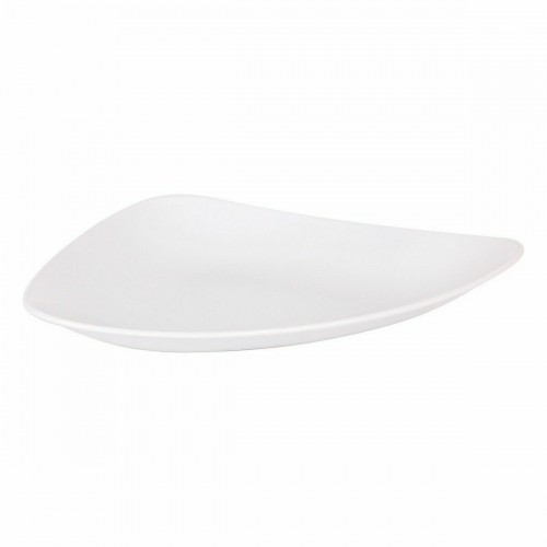 Flat Plate Inde Vedone Porcelain White 31 x 25 x 4 cm (6 Units) image 2
