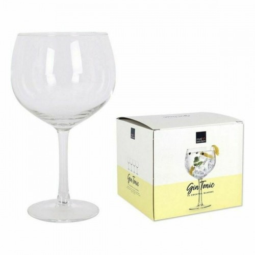 Set of Gin and Tonic cups Bohemia Crystal Cocktails Crystal 4 Pieces (4 Units) (700 cc) image 2