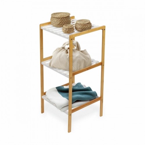 Shelves Confortime White Bamboo 35 x 35 x 76,2 cm (2 Units) image 2