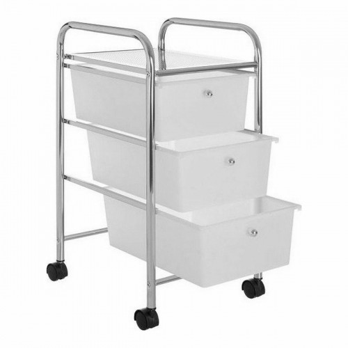 Chest of drawers Confortime Metal With wheels Plastic 33 x 32,5 x 65 cm (2 Units) image 2