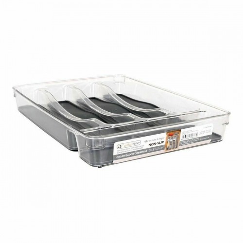 Cutlery Organiser Confortime Non Slip Pet 32,5 x 23 x 4,5 cm (12 Units) image 2