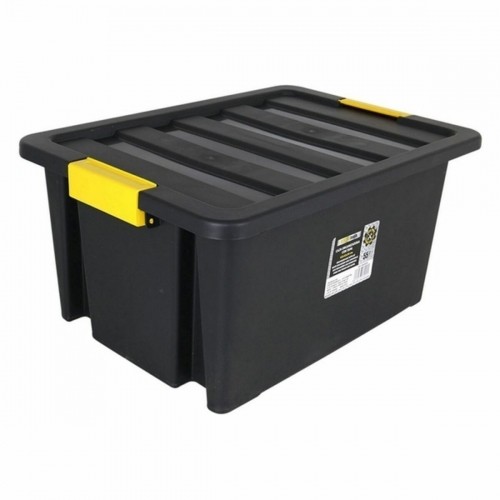 Storage Box with Lid Brico Dem Brico 55 L 63 x 43 x 29 cm (3 Units) image 2