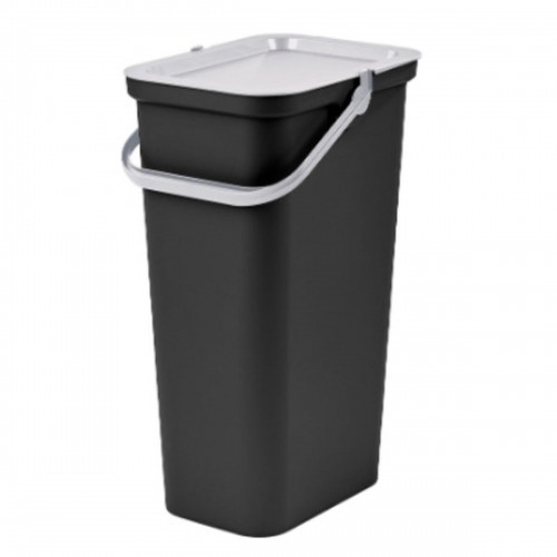 Recycling Waste Bin Tontarelli Moda 38 L White Black (4 Units) image 2