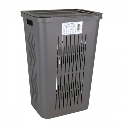 Laundry basket Inde Bella 60 L Graphite 40,5 x 33 x 59 cm (5 Units) image 2