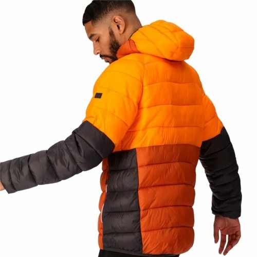 Men's Rainproof Jacket Regatta Harrock II Ora Dark Orange image 2