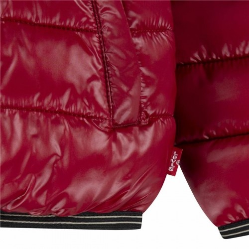 Children's Sports Jacket Levi's Sherpa Lined Mdwt Puffer J Rhythmic Dark Red image 2
