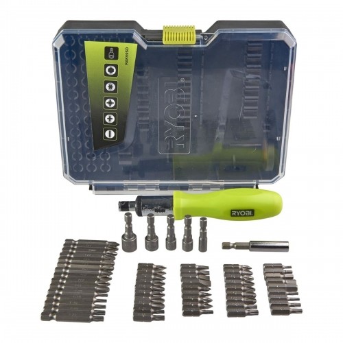 Bit set with screwdriver Ryobi RAK59SD 59 Pieces Flat Pozidriv Torx image 2