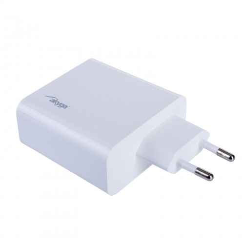 Akyga wall charger AK-CH-15 65W USB-A + USB-C Quick Charge 3.0 5-20V | 1.5-3.25A white image 2