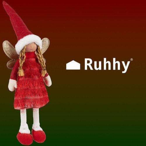 Fairy - red Christmas figurine Ruhhy 22346 (17053-0) image 2