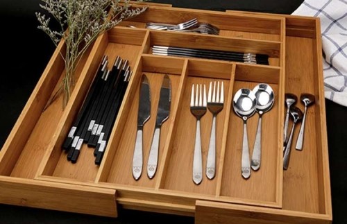 Bamboo insert / organizer for Ruhhy 19189 drawer (16138-0) image 2